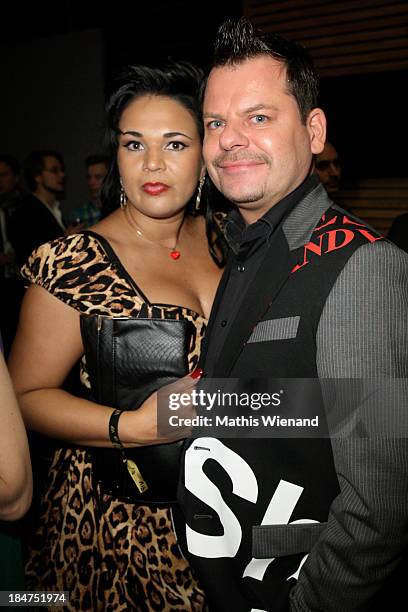 Ingo Appelt and his wife attends the 17th Annual of the German Comedy Awards at Coloneum on October 15, 2013 in Cologne, Germany.