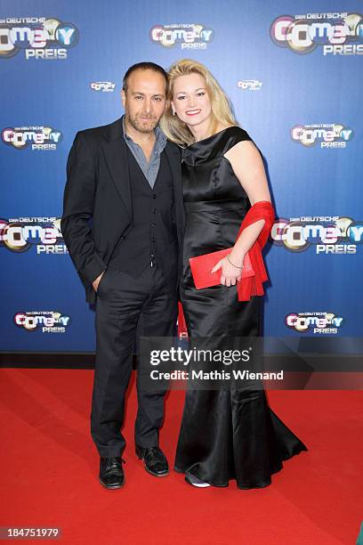 Erdogan Atalay and his wife attend the 17th Annual of the German Comedy Awards at Coloneum on October 15, 2013 in Cologne, Germany.