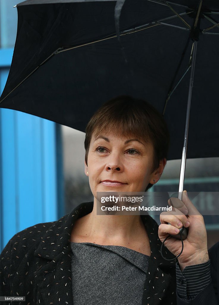 Green Mp Caroline Lucas  in Court Over Fracking Protest
