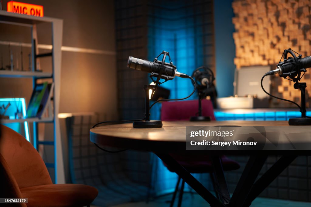 Podcast studio