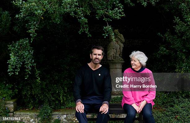 Actor Rupert Everett is photographed with his mother Sara for the Sunday Times magazine on August 12, 2012 in London, England.