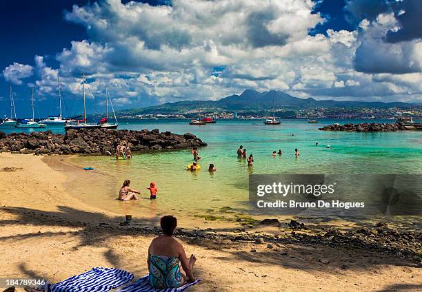 fort de france bay, martinique - fort de france stock pictures, royalty-free photos & images