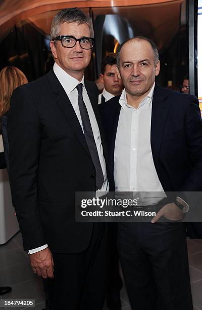 Jay Jopling and Victor Pinchuk attend the Future Generation Art Prize launch party at the new Serpentine Sackler Gallery in London hosted by...