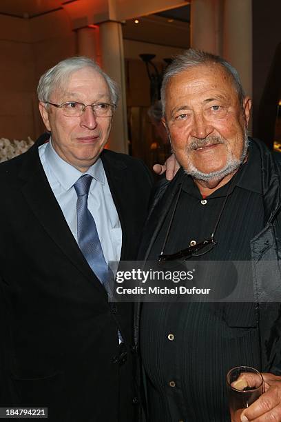 Dtor Teboul and Dtor Joachim Hombach attend the Jean Paul Moureau book signing at Park Hyatt Paris Vendome on October 16, 2013 in Paris, France.