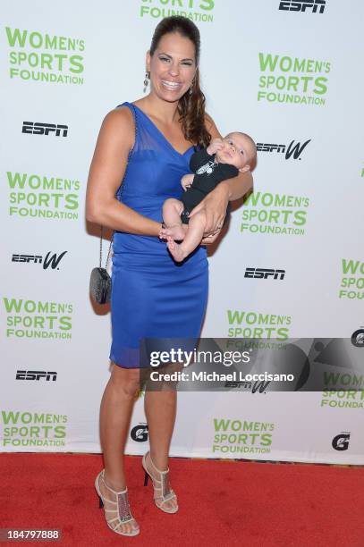 Olympic softball player Jessica Mendoza attends the 34th annual Salute to Women In Sports Awards at Cipriani, Wall Street on October 16, 2013 in New...