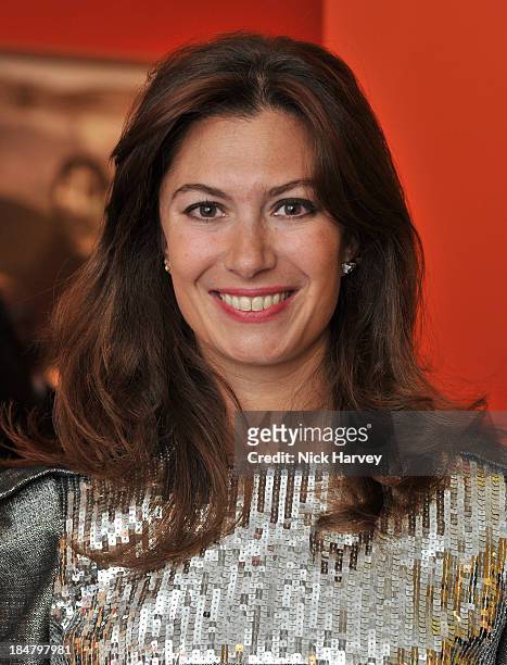 Cordelia de Castellane attends Mimi Foundation "The Power of Love" gala dinner and auction at Sotheby's on October 16, 2013 in London, England.