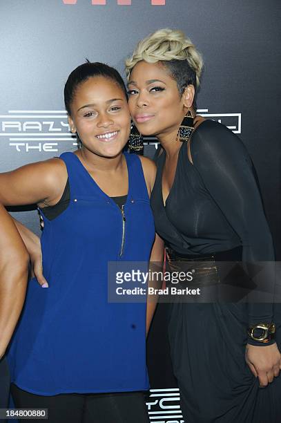 Chase Anela Rolison, and Tionne Watkins attend CrazySexyCool Premiere Event at AMC Loews Lincoln Square 13 theater on October 15, 2013 in New York...