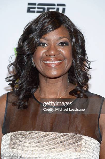 Former Olympic track and field athlete Benita Fitzgerald Mosley attends the 34th annual Salute to Women In Sports Awards at Cipriani, Wall Street on...