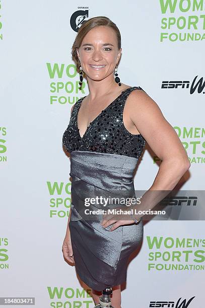 Paratriathlete Melissa Stockwell attends the 34th annual Salute to Women In Sports Awards at Cipriani, Wall Street on October 16, 2013 in New York...