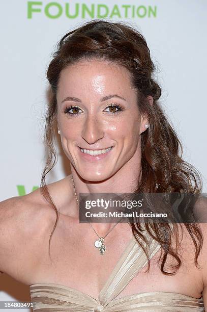 Wheelchair Racer Tatyana McFadden attends the 34th annual Salute to Women In Sports Awards at Cipriani, Wall Street on October 16, 2013 in New York...