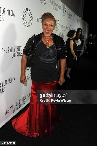 Actress CCH Pounder arrives at The Paley Center for Media's 2013 benefit gala honoring FX Networks with the Paley Prize for Innovation & Excellence...