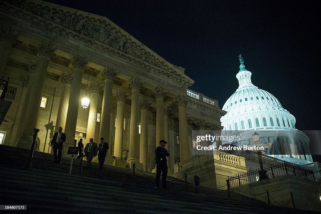 Negotiations Continue On Capitol Hill One Day Before Debt Limit Deadline