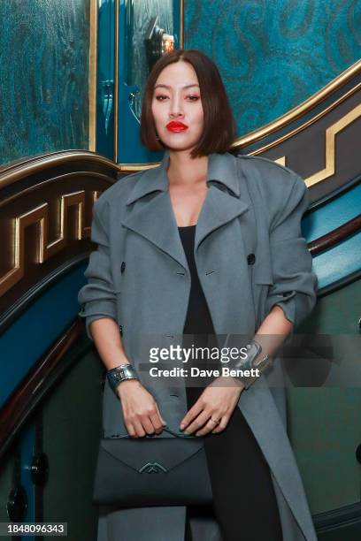 Tiffany Hsu attends The Frankie Shop cocktail party to celebrate its new corner space in Selfridges on December 11, 2023 in London, England.
