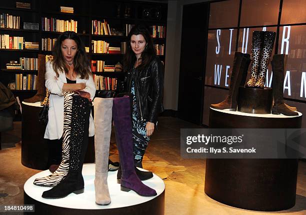 General view of atmosphere during Gilt And Stuart Weitzman Celebrate The 5050 Boot 20th Anniversary on October 16, 2013 in New York City.