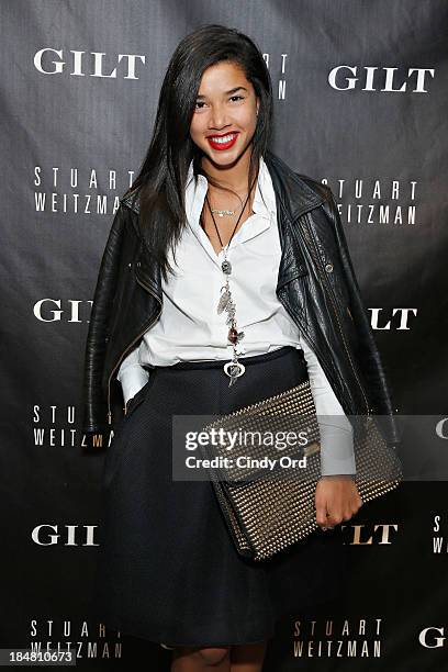 Hannah Bronfman attends as Gilt And Stuart Weitzman celebrate the 5050 Boot 20th anniversary on October 16, 2013 in New York City.