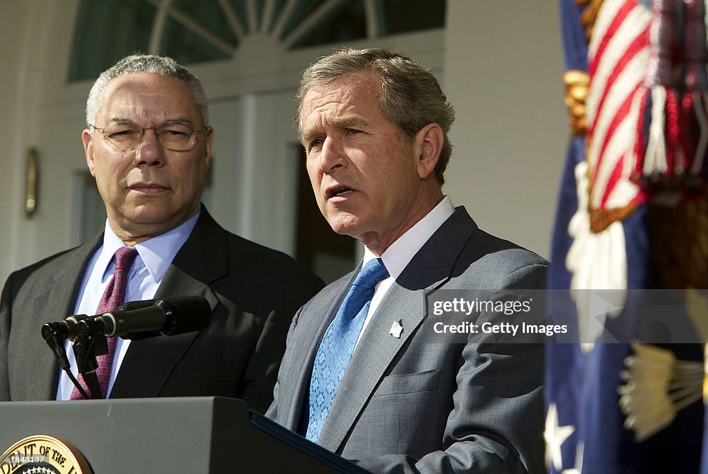 Bush Speaks About The Middle East