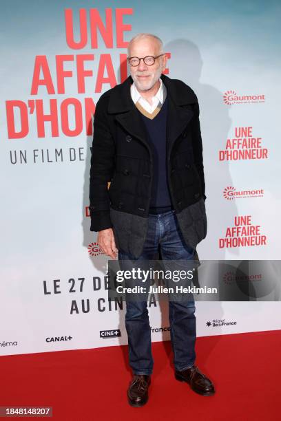 Pascal Greggory attends the "Une Affaire D'Honneur" Premiere At Cinema UGC Normandie on December 11, 2023 in Paris, France.