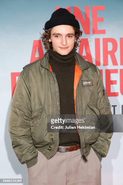 Vassili Schneider attends the "Une Affaire D'Honneur" premiere at Cinema UGC Normandie on December 11, 2023 in Paris, France.