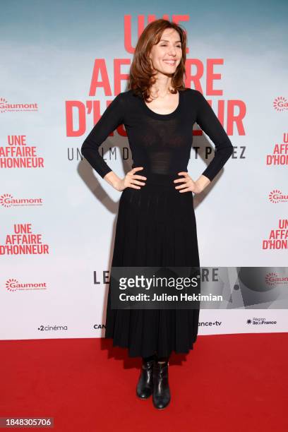 Doria Tillier attends the "Une Affaire D'Honneur" Premiere At Cinema UGC Normandie on December 11, 2023 in Paris, France.