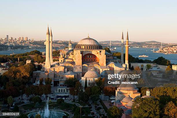 hagia sophia - hagia sophia istanbul stock pictures, royalty-free photos & images