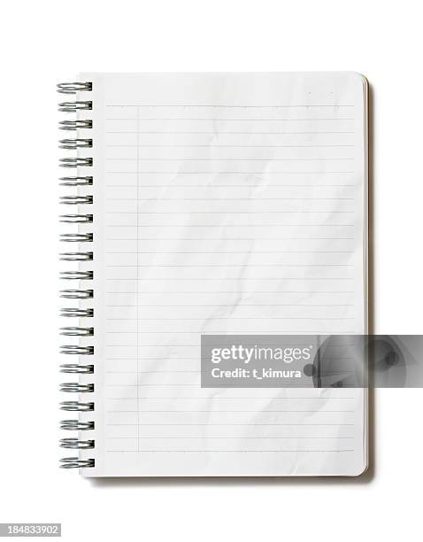 blank notepad - spiral notebook stock pictures, royalty-free photos & images