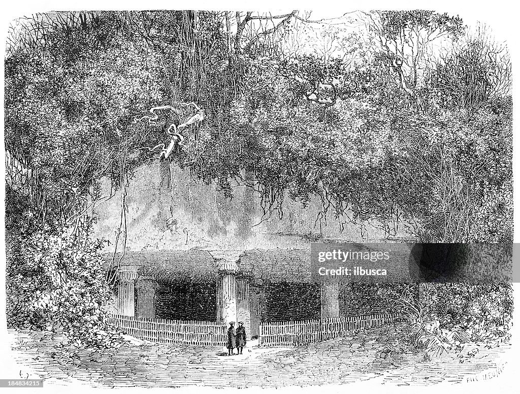 Grotte di Elephanta ingresso