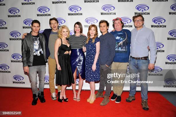 Will Peltz, Executive Producer Jason Blum, Renee Olstead, Shelley Hennig, Courtney Halverson, Moses Jacob Storm, Jacob Wysockiseen and Writer Nelson...