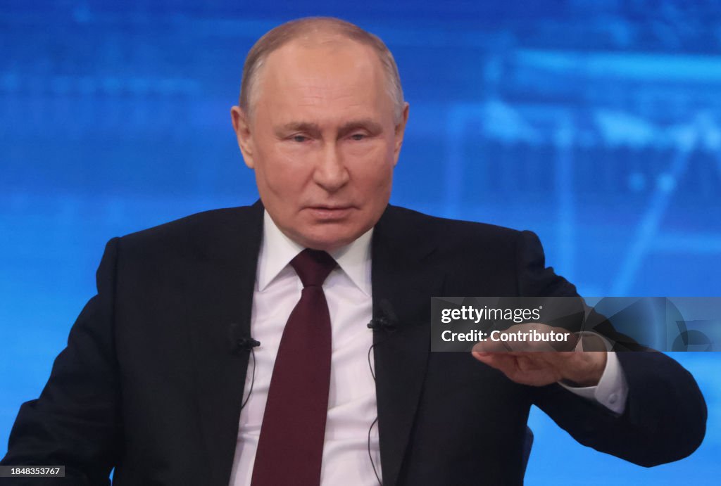 Putin Cal Russian President Vladimir Putin gestures during his combined... News ...