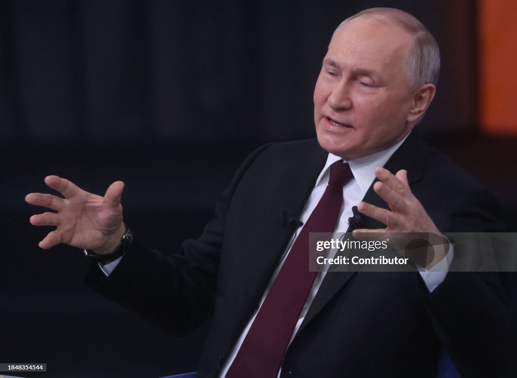 Russian President Putin's Combines Call-In-Show Annual Press Conference