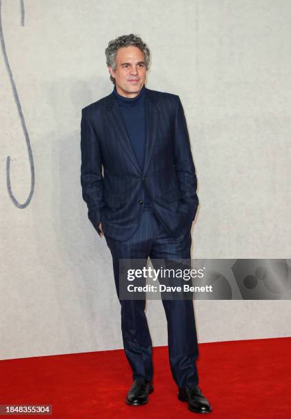 Mark Ruffalo attends the UK Gala Screening of "Poor Things" at the Barbican Centre on December 14, 2023 in London, England.