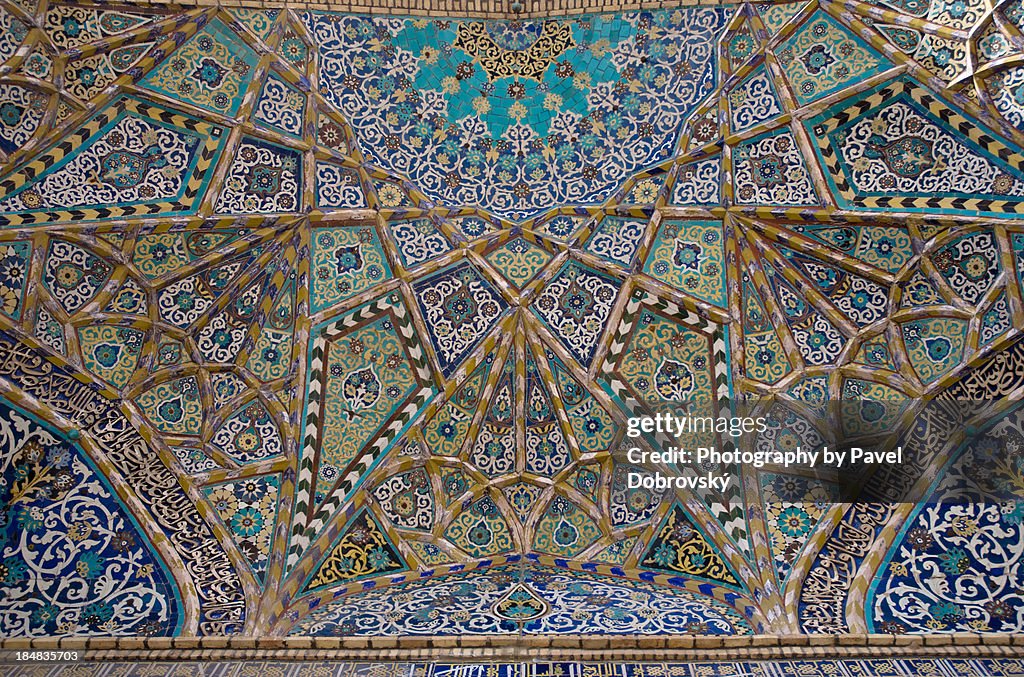 Mosaics of the Friday mosque in Herat, Afghanistan