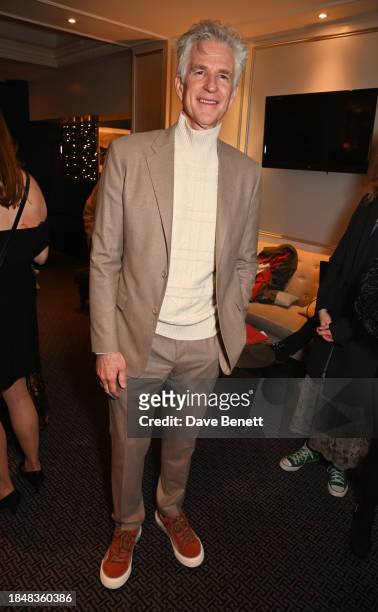 Matthew Modine attends the press night after party for "Stranger Things: The First Shadow" at The Waldorf Hilton on December 14, 2023 in London,...