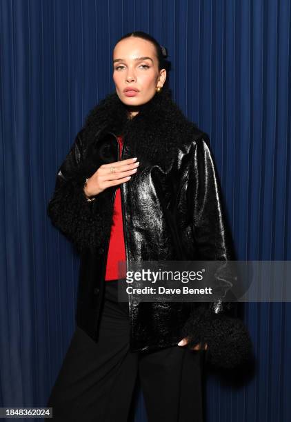 Hannah Cross attends the HARDWARE LDN Menswear Launch x RIOT at The Standard Hotel, London on December 14, 2023 in London, England.