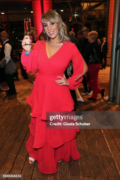 Annemarie Eilfeld during the 29th annual Jose Carreras Gala at studio 3 at Media City on December 14, 2023 in Leipzig, Germany.