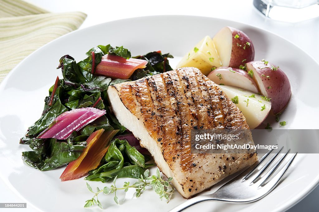 Peixes saudáveis Jantar