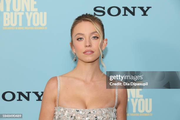 Sydney Sweeney attends Columbia Pictures' "Anyone But You" New York Premiere at AMC Lincoln Square Theater on December 11, 2023 in New York City.