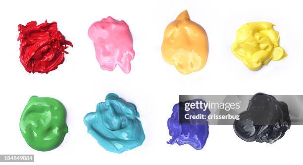 collection of paint - blobs stock pictures, royalty-free photos & images