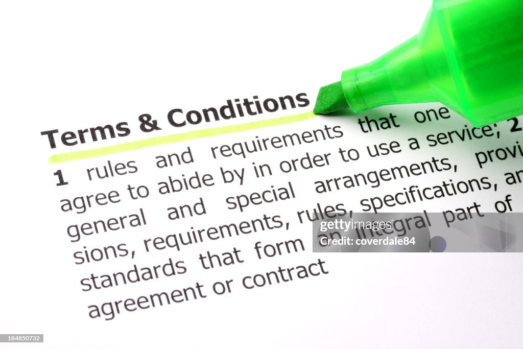 Terms and Conditions