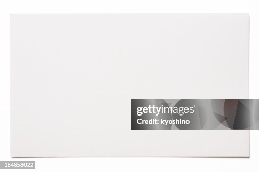 Isolado foto de cartão em branco branco sobre fundo branco Isolado foto de cartão em branco branco sobre fundo branco