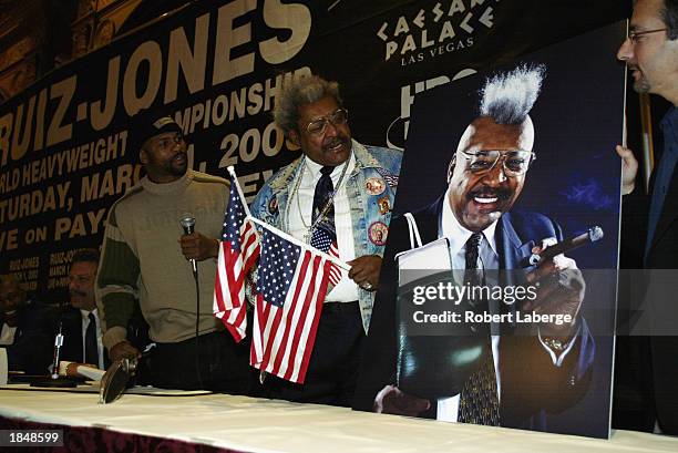 Roy Roderick Jones Promoter John Ruiz Vs Roy Jones Jr Press Conference Photos and Premium High Res ...