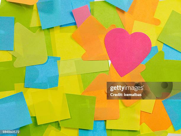 614 Heart Shaped Post It Notes Stock Photos, High-Res Pictures, and Images  - Getty Images