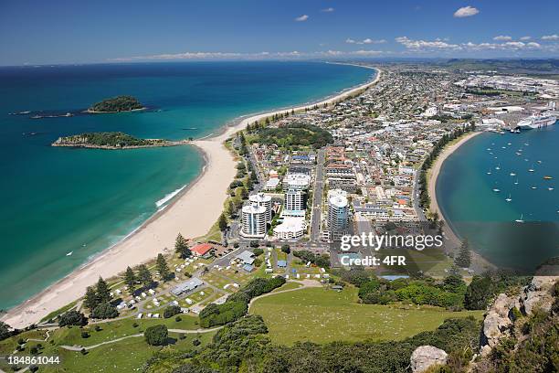 mt. maunganui, bay of plenty, new zealand (xxxl) - mount maunganui 個照片及圖片檔