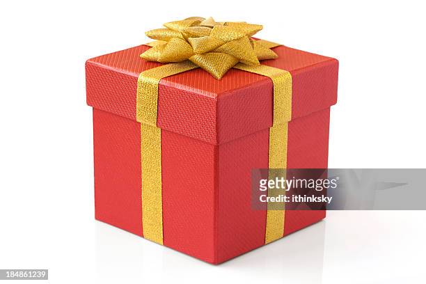 gift box - christmas present isolated stock pictures, royalty-free photos & images