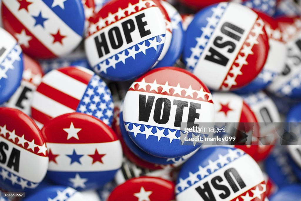 American pin for usa election