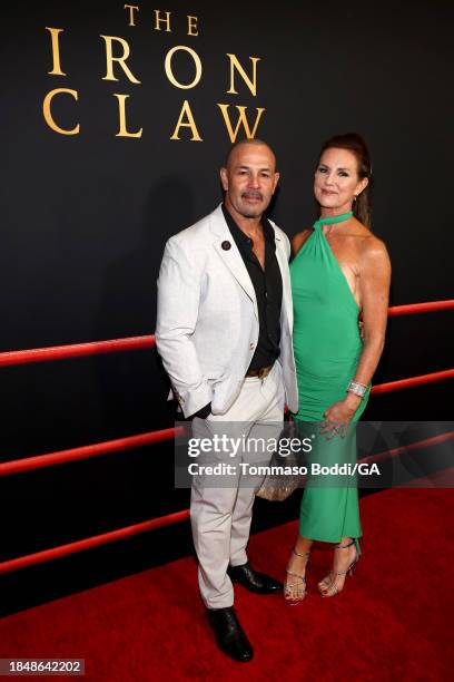 Chavo Guerrero, Jr. Attends the Los Angeles Premiere Of A24's "The Iron Claw" at DGA Theater Complex on December 11, 2023 in Los Angeles, California.