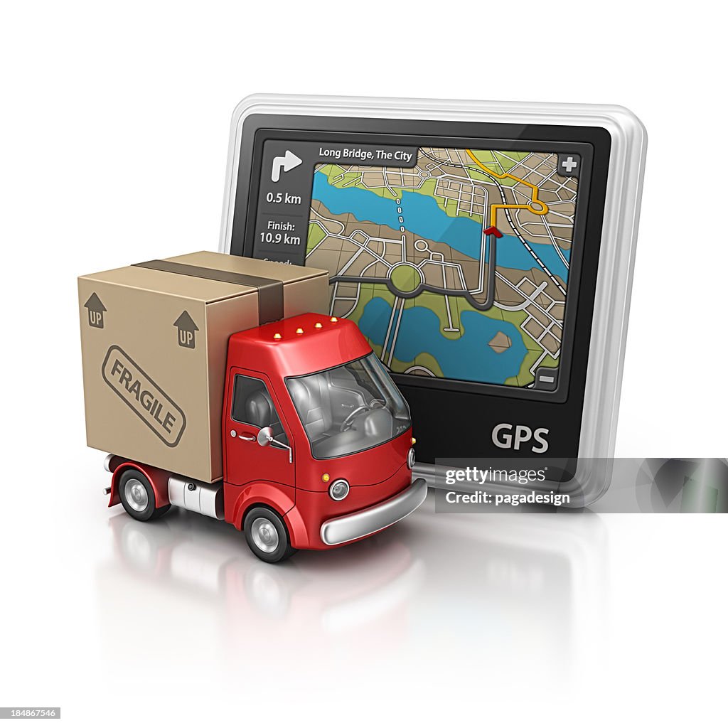 Navigation and delivery van