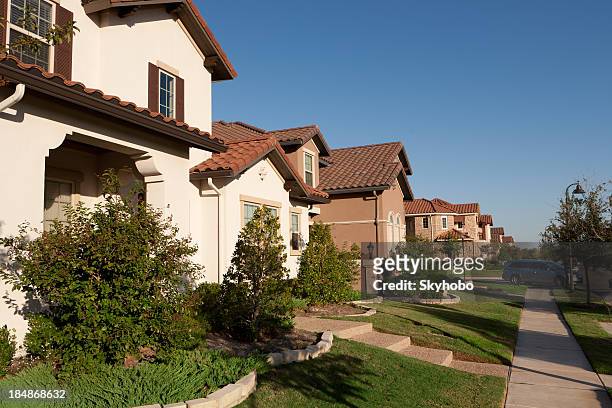 dallas suburban houses - texas stock pictures, royalty-free photos & images