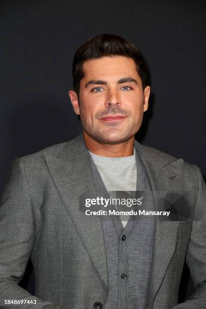 Zac Efron attends the Los Angeles Premiere Of A24's "The Iron Claw" at DGA Theater Complex on December 11, 2023 in Los Angeles, California.