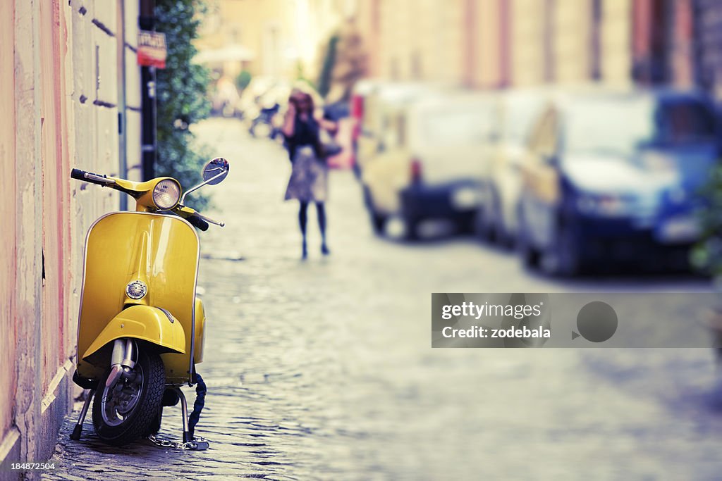 Vespa in Rom, Italien