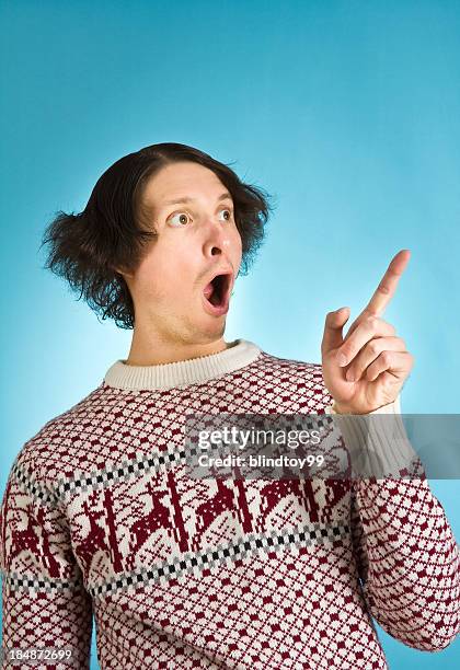 weird sweater guy - ugly animal stock pictures, royalty-free photos & images